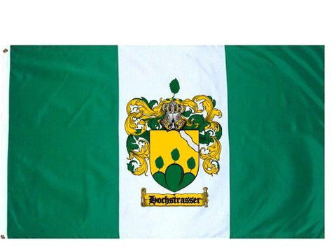Hochstrasser family crest coat of arms flag