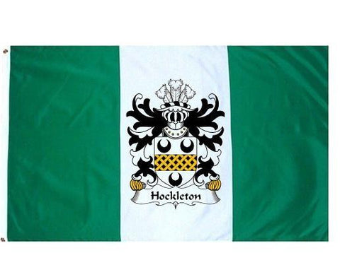 Hockleton family crest coat of arms flag
