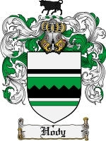 Hody coat of arms family crest download
