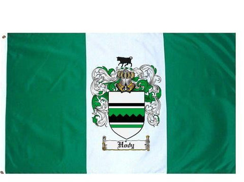 Hody family crest coat of arms flag