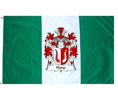 Hodyc family crest coat of arms flag