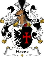 Hoene coat of arms family crest download