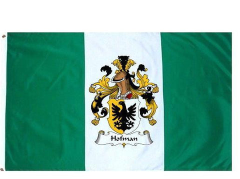 Hofman family crest coat of arms flag