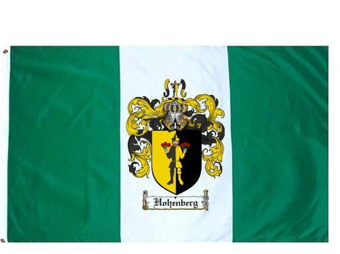 Hohenberg family crest coat of arms flag