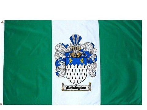 Hoisington family crest coat of arms flag
