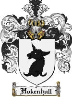 Hokenhull coat of arms family crest download