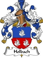 Holbach coat of arms family crest download