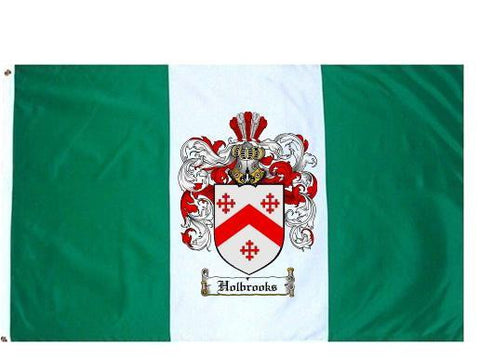 Holbrooks family crest coat of arms flag