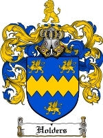 Holders coat of arms family crest download