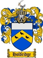 Holdridge coat of arms family crest download