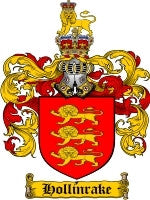 Hollenrake coat of arms family crest download