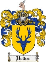 Hollier coat of arms family crest download