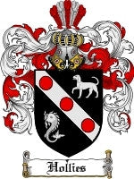 Hollies coat of arms family crest download