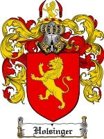 Holsinger coat of arms family crest download