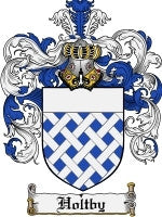 Holtby coat of arms family crest download
