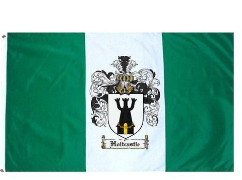 Holtcastle family crest coat of arms flag