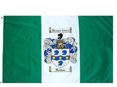 Holton-crest family crest coat of arms flag