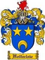 Holtzclaw coat of arms family crest download