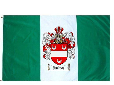 Holway family crest coat of arms flag