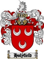 Holyfield coat of arms family crest download