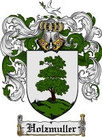 Holzmuller coat of arms family crest download