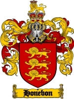 Honebon coat of arms family crest download