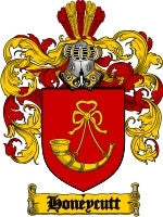 Honeycutt coat of arms family crest download