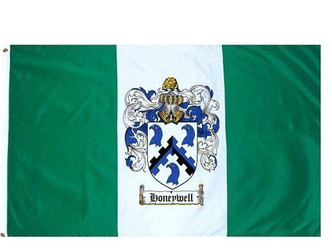 Honeywell family crest coat of arms flag