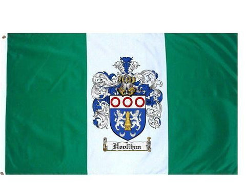 Hoolihan family crest coat of arms flag