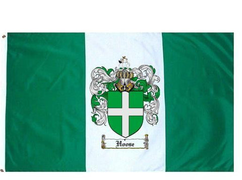 Hoose family crest coat of arms flag