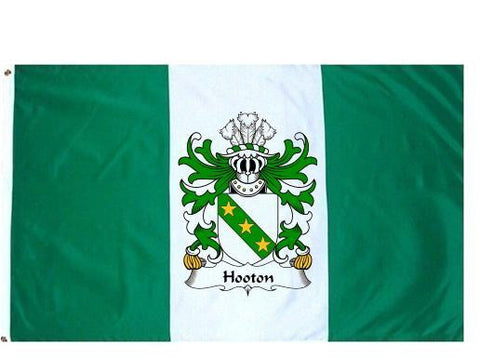 Hooton family crest coat of arms flag