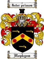 Hopkyns coat of arms family crest download