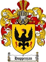 Hoppenjan coat of arms family crest download