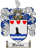 Horder coat of arms family crest download