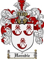 Hornbie coat of arms family crest download