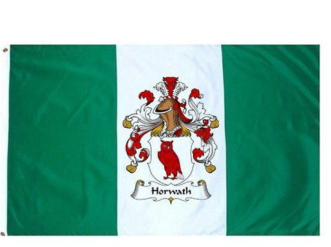 Horwath family crest coat of arms flag