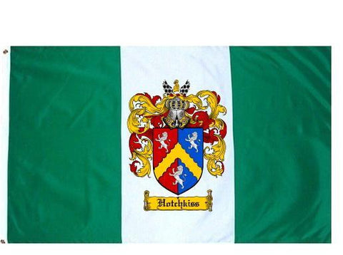 Hotchkiss family crest coat of arms flag