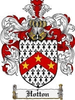 Hotton coat of arms family crest download