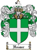 Houser coat of arms family crest download