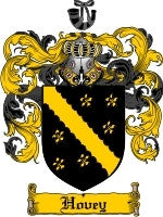 Hovey coat of arms family crest download