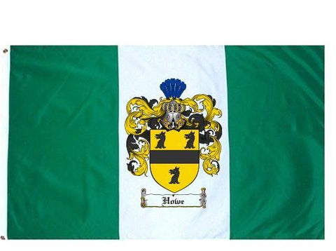 Howe family crest coat of arms flag