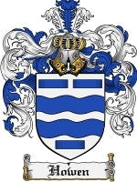 Howen coat of arms family crest download