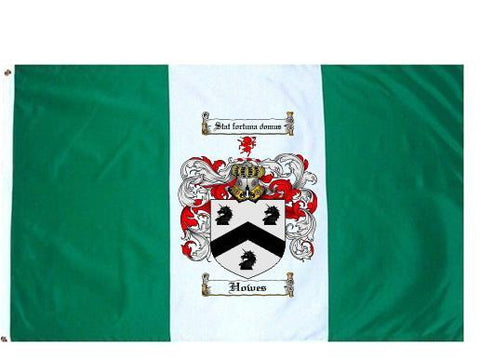 Howes-crest family crest coat of arms flag