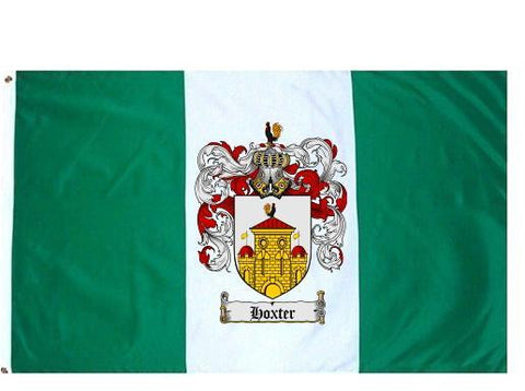 Hoxter family crest coat of arms flag