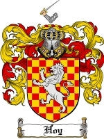 Hoy coat of arms family crest download