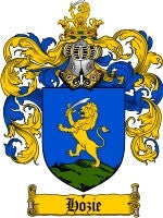 Hozie coat of arms family crest download