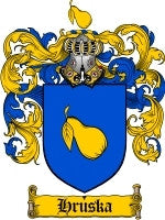 Hruska coat of arms family crest download