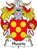 Huarte coat of arms family crest download