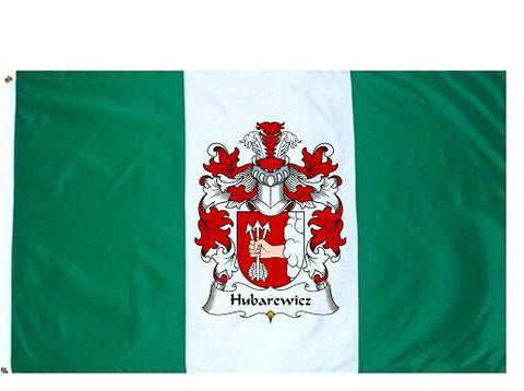 Hubarewicz family crest coat of arms flag