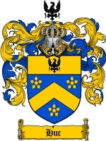 Huc coat of arms family crest download